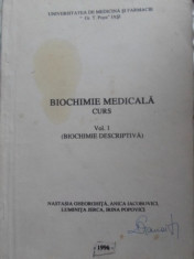 Biochimie Medicala Curs Vol.1 (biochimie Descriptiva) - Nastasia Gheorghita Anca Iacobovici Luminita Jer,399930 foto