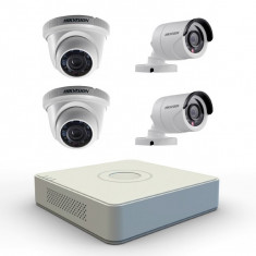 KIT 4 CAMERE SUPRAVEGHERE HIKVISION foto