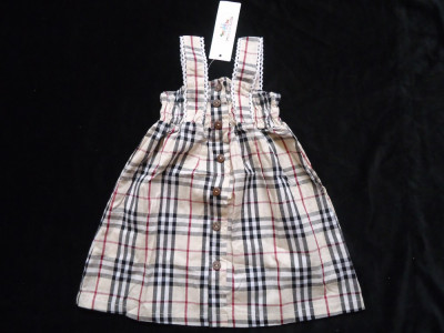 ROCHIE SARAFAN FETITE 4 7 8 9 10 ANI IMPRIMEU CLASIC 100 % BUMBAC foto