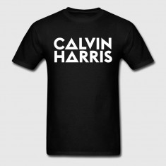 Tricou Calvin Harris,M, Tricou personalizat,DJ,Tricou Fruit of the Loom foto