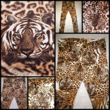 COLANT COLANTI PANTALONI MULATI DAMA ANIMAL PRINT FEMEI IMPRIMEU TIGRU LEOPARD, universala, Subtire