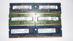 Memorie Ram 4 Gb DDR3 Laptop / 1600 Mhz / PC3-12800S /Testate foto