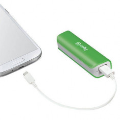 Acumulator extern Celly PB2600GN 2600 mAh green foto