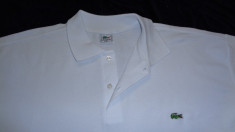 TRICOU BARBATI 6XL MANECA SCURTA GULER POLO 100% BUMBAC ALB BOB DE OREZ foto