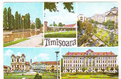 bnk cp Timisoara - Vedere - circulata foto