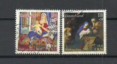 Germania 2001 &amp;ndash; PICTURA CRACIUN, serie stampilata R1 foto