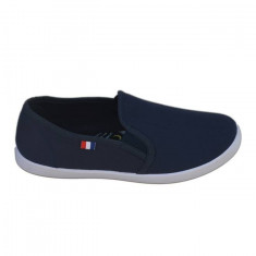 Tenis bleumarin in tendinte cu insertie de elastic pe laterale (Culoare: BLEUMARIN, Marime: 41) foto