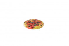 Capace 82 mm cu filet, decor floral si fructat, 10 bucati foto