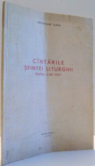 CANTARILE SFINTEI LITURGHII PENTRU COR MIXT de GHEORGHE CUCU , 1970 foto