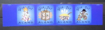 ALAND 2002 - CRACIUN, serie timbre autoadezive MNH, K139 foto