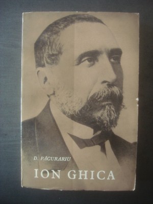 D. PACURARIU - ION GHICA foto