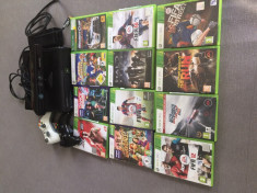 Xbox 360,500gb,hdmi+Kinect+11 jocuri///Daca dori?i Xbox -ul se poate da separat foto