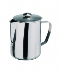 Cana inox cu capac, 1000 ml foto