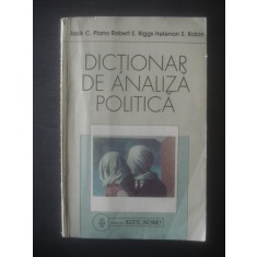 DICTIONAR DE ANALIZA POLITICA