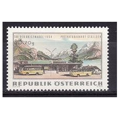 AUSTRIA 1964 - ZIUA MARCII POSTALE, timbru MNH, R3