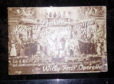 PROGRAM GERMAN OPERETA . 1941 -LUITPOLD THEATER foto