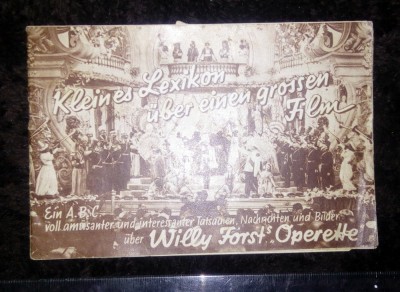 PROGRAM GERMAN OPERETA . 1941 -LUITPOLD THEATER foto