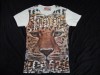 Tricou Barbati Leopard Scarface Animal Print BBC Bumbac Slim Fit S