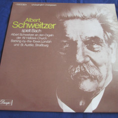 Albert Schweitzer / Bach - Albert Schweitzer Spielt Bach _ vinyl,LP _Dacapo