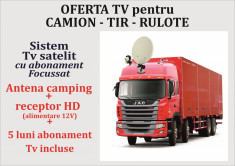 Sistem TV camion - TIR - rulota foto