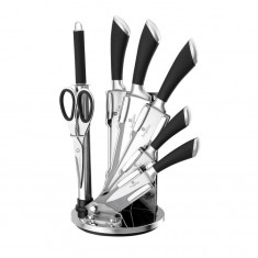 Set cutite inox Perfect Kitchen Line Berlinger Haus BH ST8B - negru foto