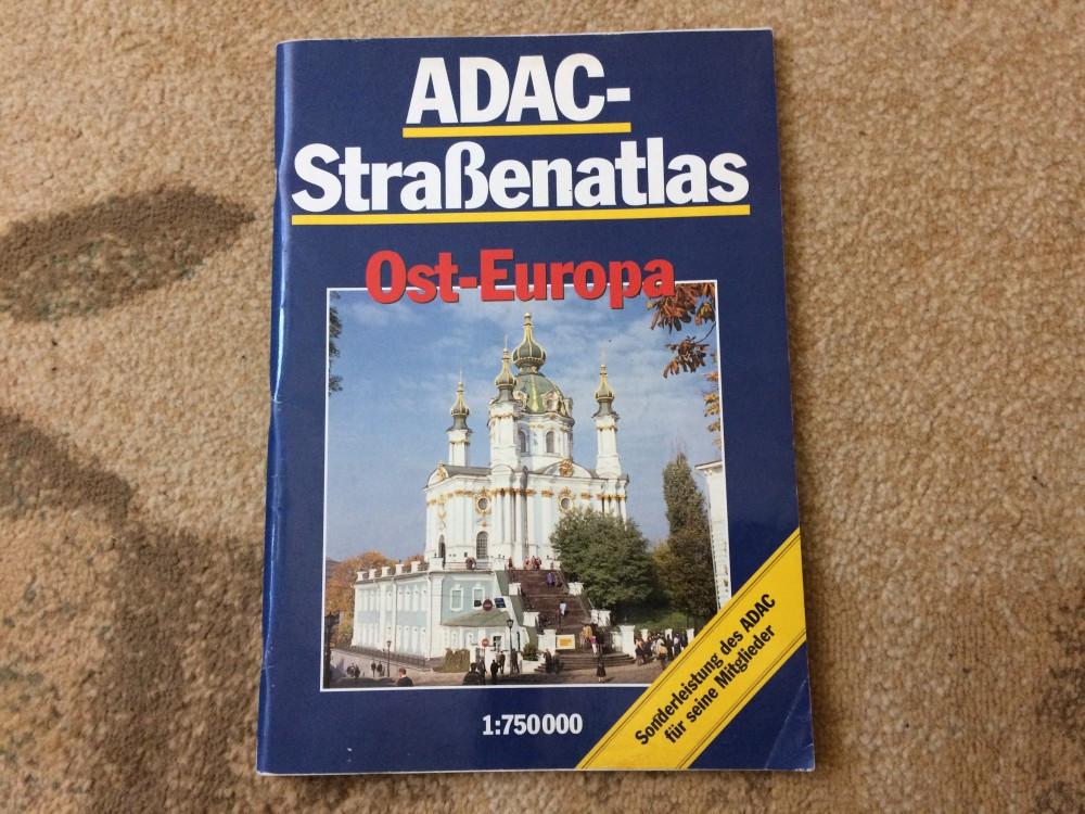 ADAC Strassenatlas Ost Europa de est ghid harta harti auto calatorie turism  1993, Alta editura | Okazii.ro