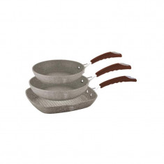 Set 3 tigai marmorate Beige Stone Touch Line Berlinger HausBH 1186 foto