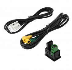Cablu adaptor auxiliar AUX / USB Volkswagen Passat B6 B7 CC Touran Polo foto