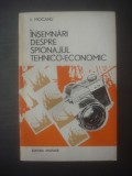 I. Mocanu - Insemnari despre spionajul tehnico-economic