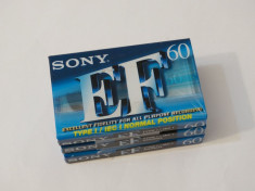 Lot 2 casete audio SONY EF 60 minute - sigilate - noi foto