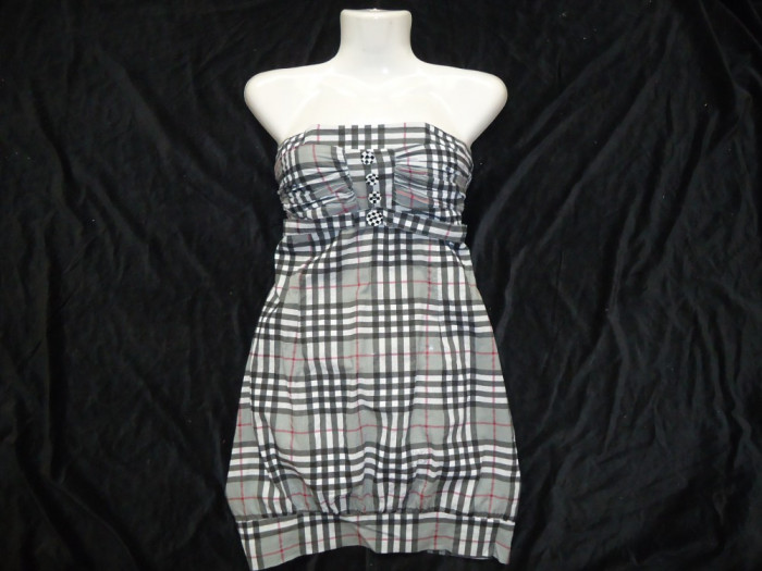 ROCHIE SCURTA BALON GOGOSAR FARA BRETELE BUMBAC ROCHITA MINI