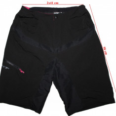 Pantaloni scurti downhill freeride HT, bazon detasabil, dama, marimea XL