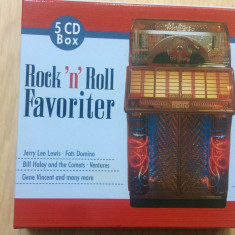 Rock'n'Roll favoriter box set 5 discuri cd disc selectii muzica rock anii 60 VG+