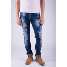 Blugi Taiati Bumbac Alcott Michele Skinny Fit Bleomarin foto