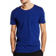 Tricou Barbati Jack&amp;amp;Jones Liam Prima Crew Neck Blue Depths foto