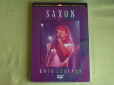 SAXON - Rock Legends - D V D Original ca NOU foto