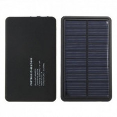 Incarcator solar 5000mAh telefon si universal foto