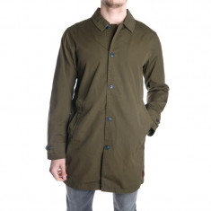 Jacheta Lunga Bumbac Jack&amp;amp;Jones Joe Mac Coat Kaki foto