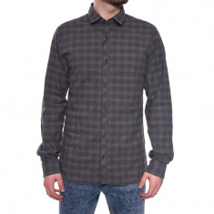 Camasa Bumbac Jack&amp;amp;Jones Craig Slim Fit Gri Inchis foto