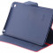 Husa tip carte Mercury Goospery Fancy Diary rosu + bleumarin pentru Apple iPad Mini 4