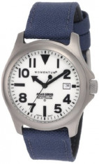 Momentum Men&amp;#039;s 1M-SP00W6U Atlas White Dial Blue Cordura Watch Produs la comanda [TEST TEXT] foto