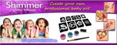 Kit pentru tatuaje cu sclipici Shimmer Glitter Tattoos foto