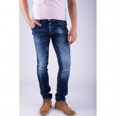 Blugi Bumbac Alcott Arsenio Skinny Fit Bleomarin foto