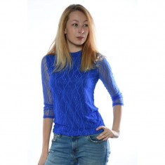 Bluza Dantela Nylon Sisters Point Enuf Royal Blue foto