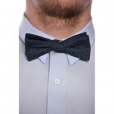 Papion Jack&amp;amp;Jones Logo Bow Tie Gri Inchis foto