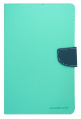 Husa tip carte Mercury Goospery Fancy Diary verde deschis + bleumarin pentru Apple iPad Mini 2/3/4 foto