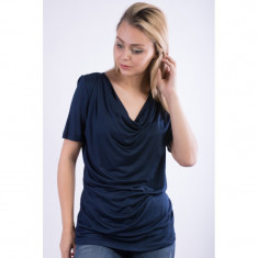 Bluza Lunga Vascoza Kaffe Stine Bleumarin foto