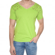 Tricou Barbati Karl Mommoo Erik Neon Green foto