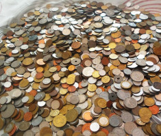 Licitatie de la 1 Leu - 500 monede diverse straine + romanesti *vezi foto! foto