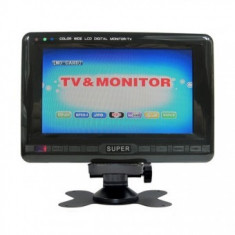 Televizor monitor LCD portabil pentru camere video si auto SUPER DA-903C foto